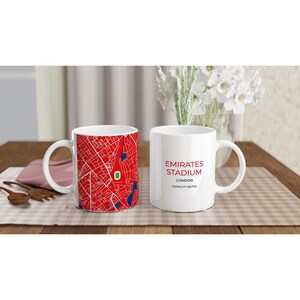 Emirates Stadium Mug, home of Arsenal | AFC | The perfect gift for a Arsenal fan