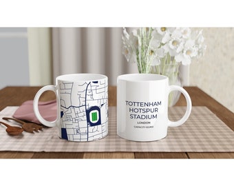 Tottenham Hotspur Stadium Mug, home of Tottenham Hotspur | SPURS | The perfect gift for a Villa fan