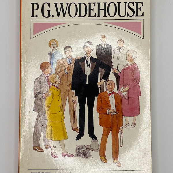 The Small Bachelor, P.G. Wodehouse, 80s comedy novel small man ambitious step mother vintage penguin white book good romance