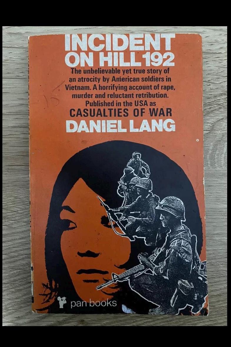 Incident on Hill 192, Daniel Lang, rare history book Vietnam war crime soldiers