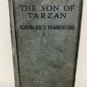 O Filho de Tarzan, Edgar Rice Burroughs, Livro de Capa Dura Antigo Tarzan Livro Clássico de Fantasia Ficção Livro Antigo Presente Colecionável