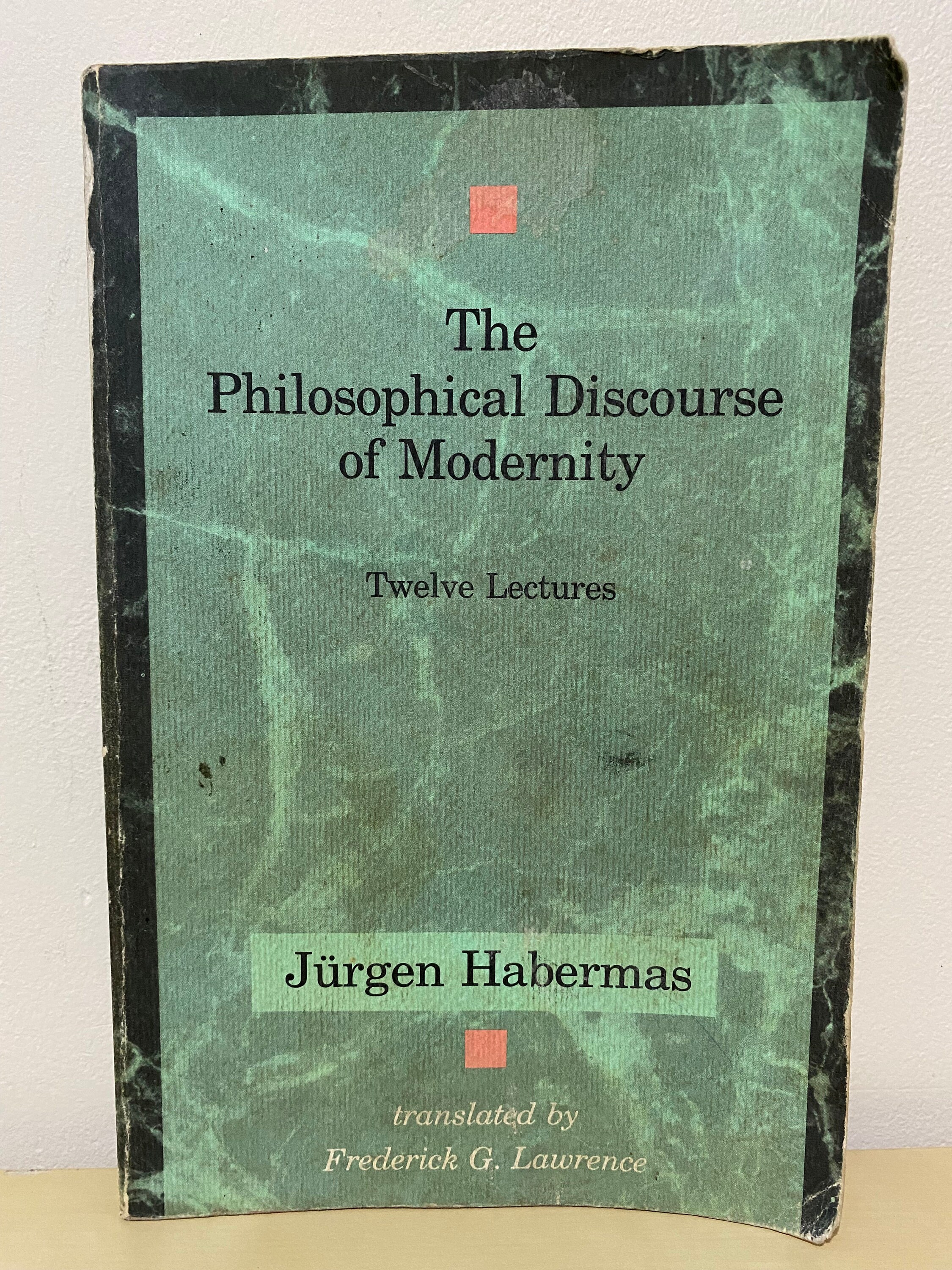 Philosophy of Modernity, Habermas, Complex Philosophical Essays Book German Philosophy Book SoftCover Book Intellectual Gift