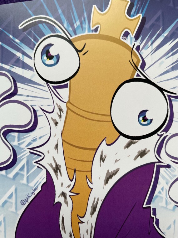 Kinger the Amazing Digital Circus Art Poster Print 15cm Square