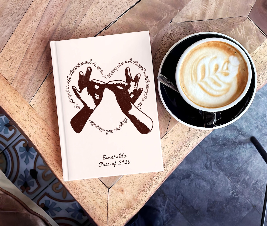 ASL Interpreter Journal, Sign Language Notebook, Interpreting Student ...