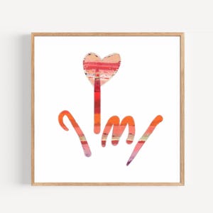 ASL ILY Wandkunst, Gebärdensprache Sofort-Download, Gebärdensprache I Love You, ILY Gebärdensprache Digital Download Studentenwohnheim Wandkunst rosa Geschenk