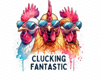 Funny Chicken PNG, Trendy T-Shirt PNG, Sarcastic Chicken Sublimation Design, Chicken Clipart, T-Shirt Mug PNG