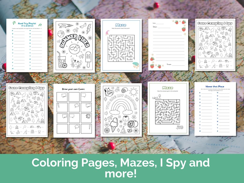 Road Trip Activities for Kids; Travel Games for Teens, Kids and Families; Road Trip Games Big ...