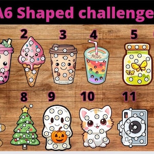 A6 shaped spaarchallenge
