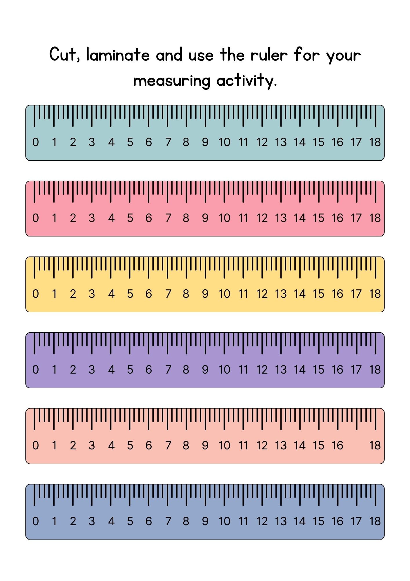14 Printable Measuring With a Ruler Worksheets Etsy 14 Printable Measuring With a Ruler Worksheets Etsy
