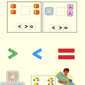 20 Printable Greater Than Less Than Equal To Worksheets. Preschool-3rd Grade Math.