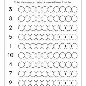 number tracing for kids,Color, Count, & Trace Number Pages, Numbers 1-10, Printable Preschool Math Worksheets, Homeschool Printable