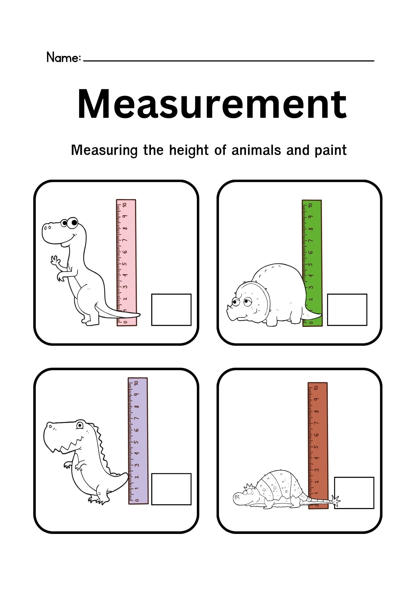 Preschool Blocks And Rulers Printable 16 Printable Measuring With a Ruler Worksheets. Preschool-1st Grade ...
