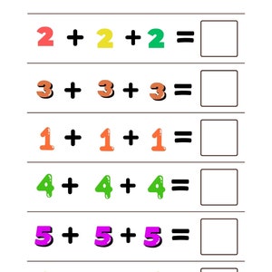 Kindergarten Addition and Subtraction Worksheets: Picture Math (20 Printable)
