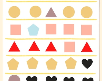 Shape Tracing Worksheets: Preschool & Kindergarten (PDF)