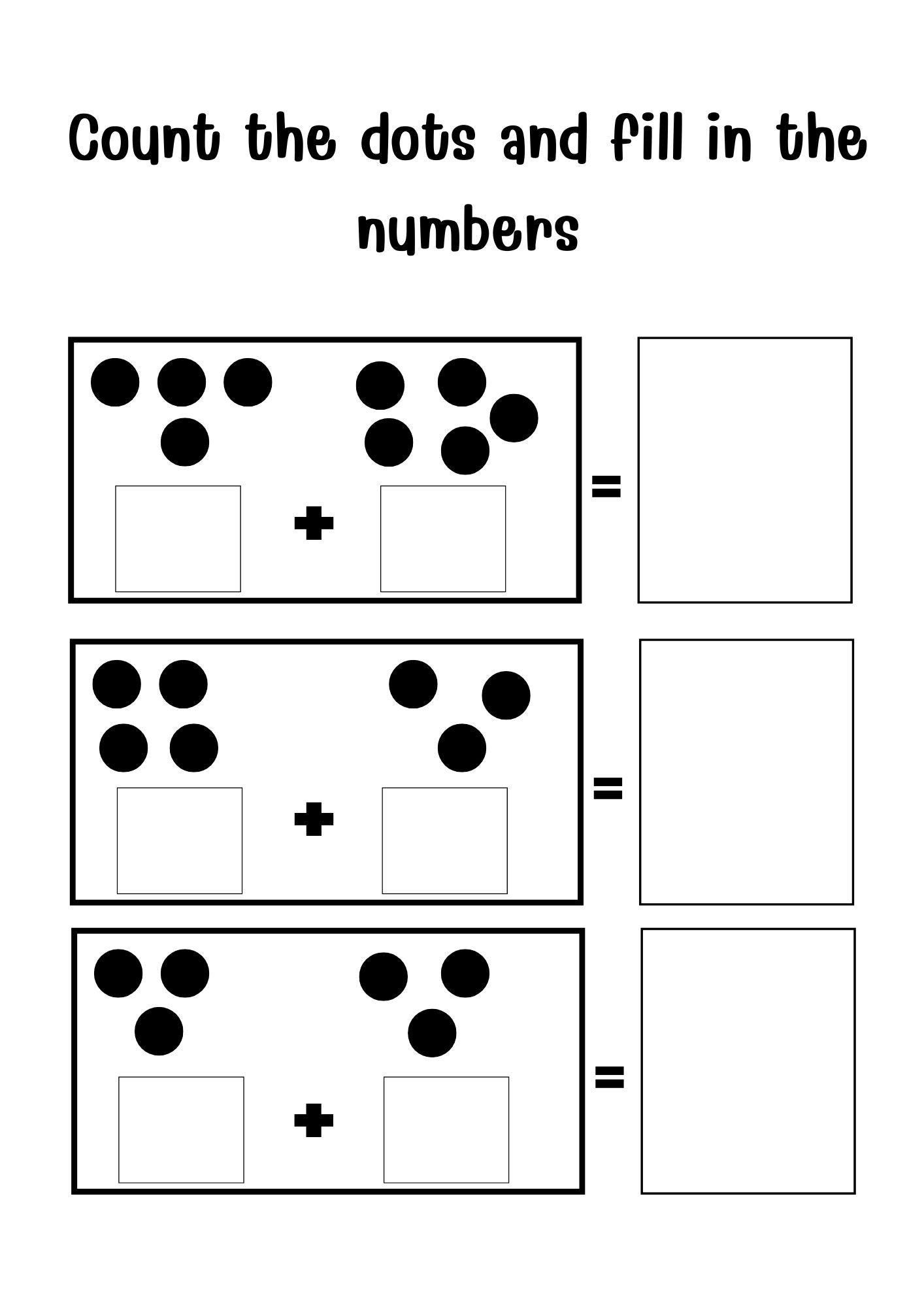 Addition Math Worksheets: Fun Printable Activities (instant Download ...