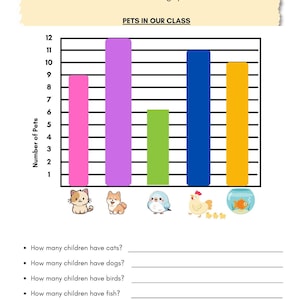 bar graphs worksheets Bar Graphs and Picture Graphs Graphing Worksheets for 2nd