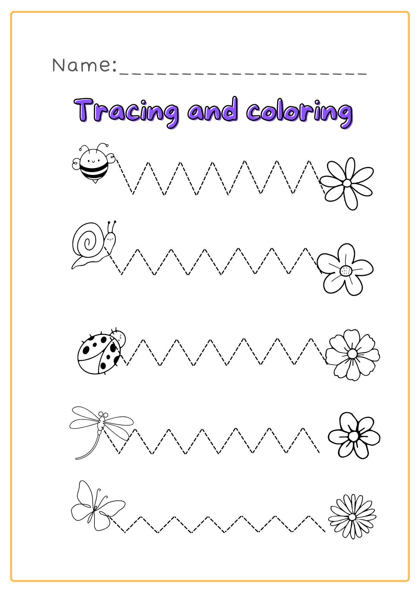 Preschool Line Tracing Worksheets: 27 Printable Handwriting Pages (PDF ...