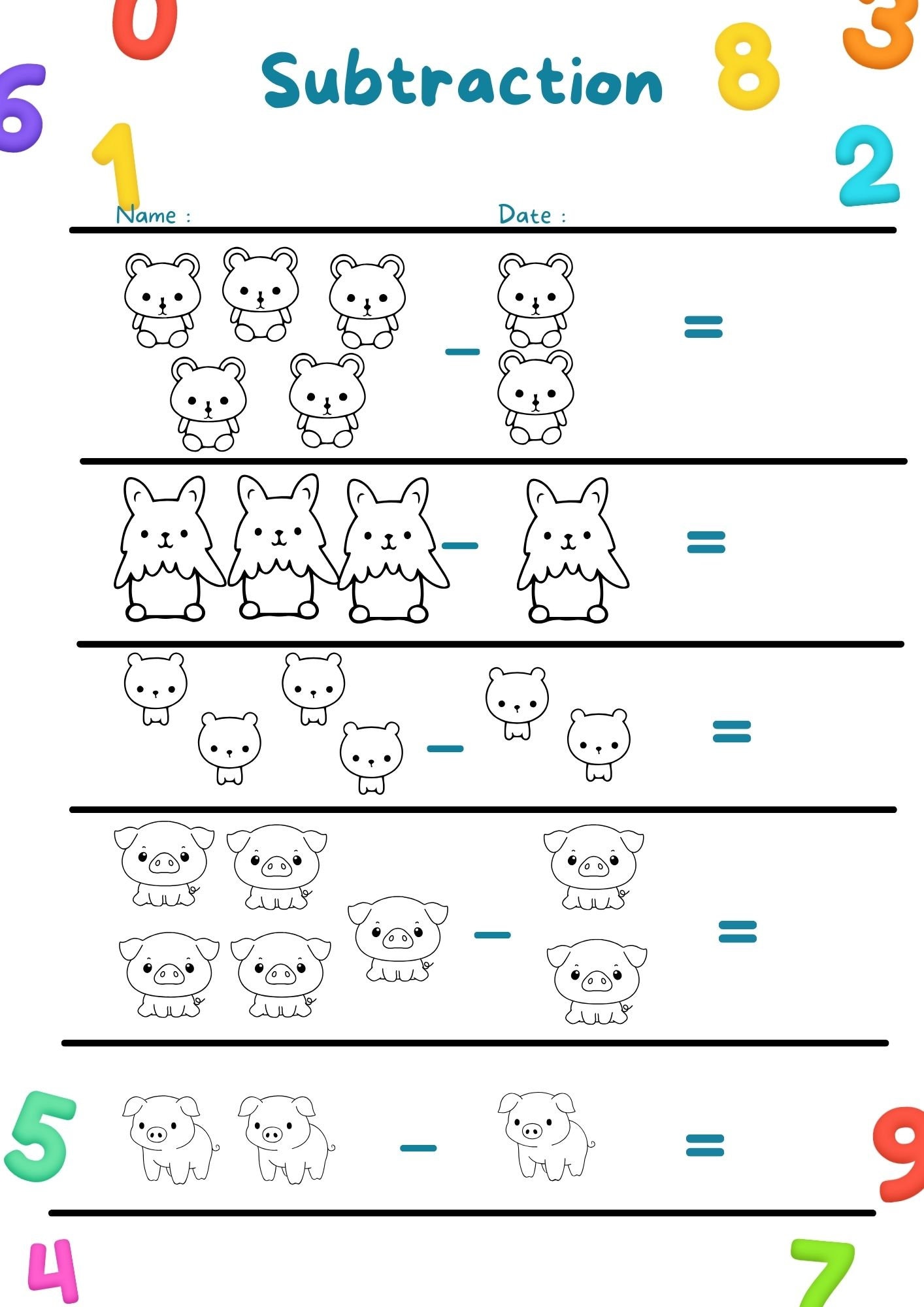 20 Printable Kindergarten Addition Worksheets, Picture Addition and ...
