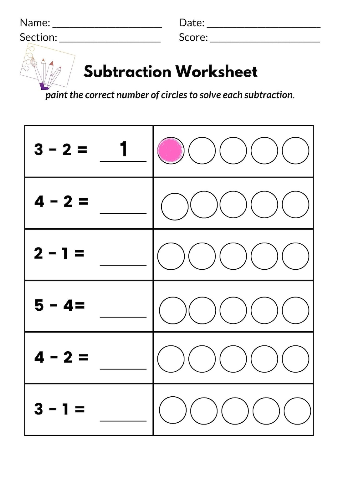 20 Printable Kindergarten Addition Worksheets, Picture Addition and ...