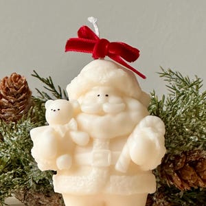 Santa candle/Christmas candle/ soy candle/ cute candle/ Decorative Candles/ Christmas tree candle