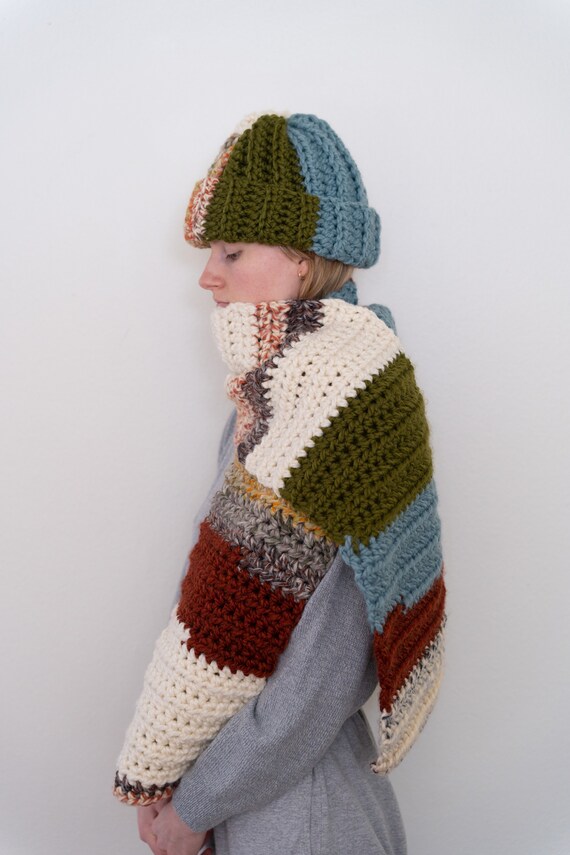 Scraps Scarf & Hat - Etsy display picture 1
