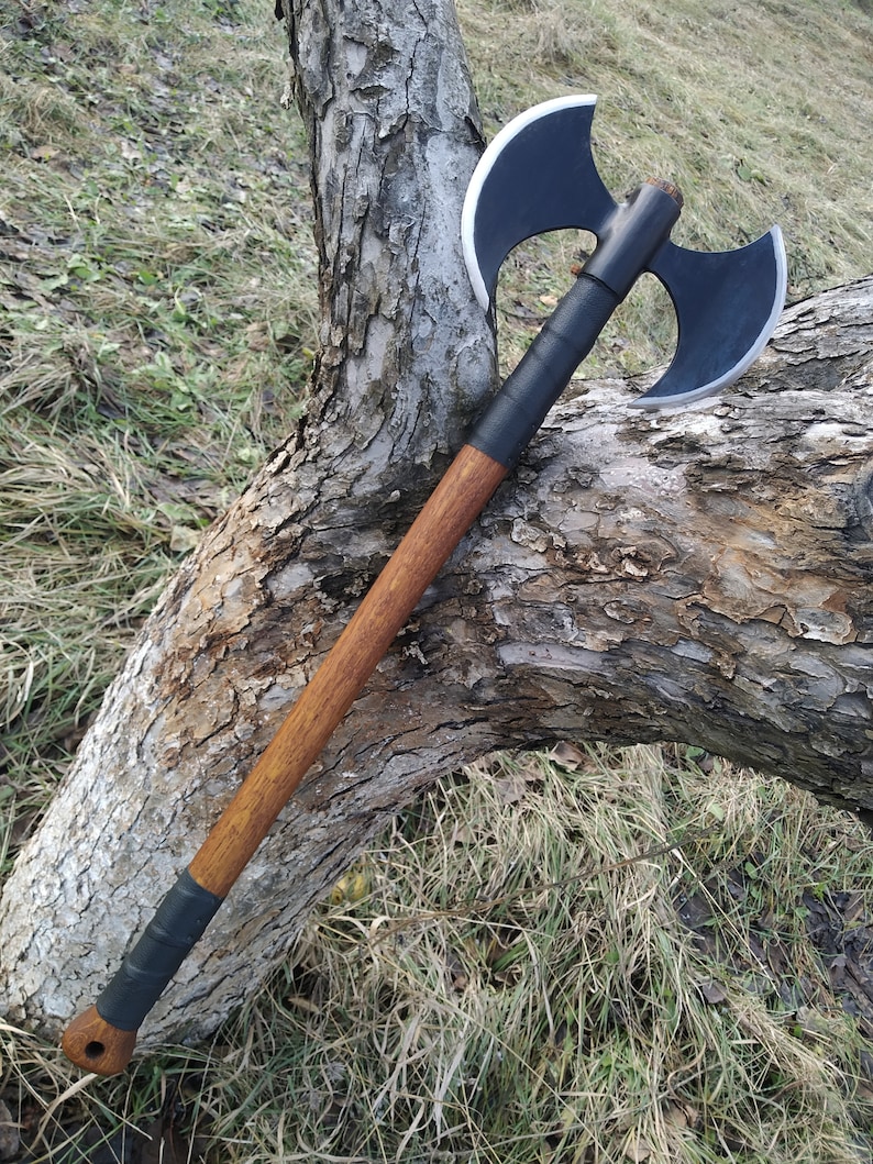Doubleheaded Axe,scandinavian Axe,viking Axe,handmade,danish Axe