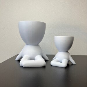 Head Planter , People Planters , Cute Planter , Human Flower Pots , 3D Printed Flower Pot , Succulent Planter, Custom Size, Custom Colour