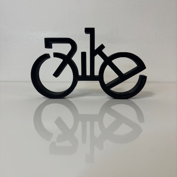 Minimalistic Bicycle Sculpture  , Home decour , Home decoration , Gift for cyclist , Table statue decor , Table top decor, Gift for him