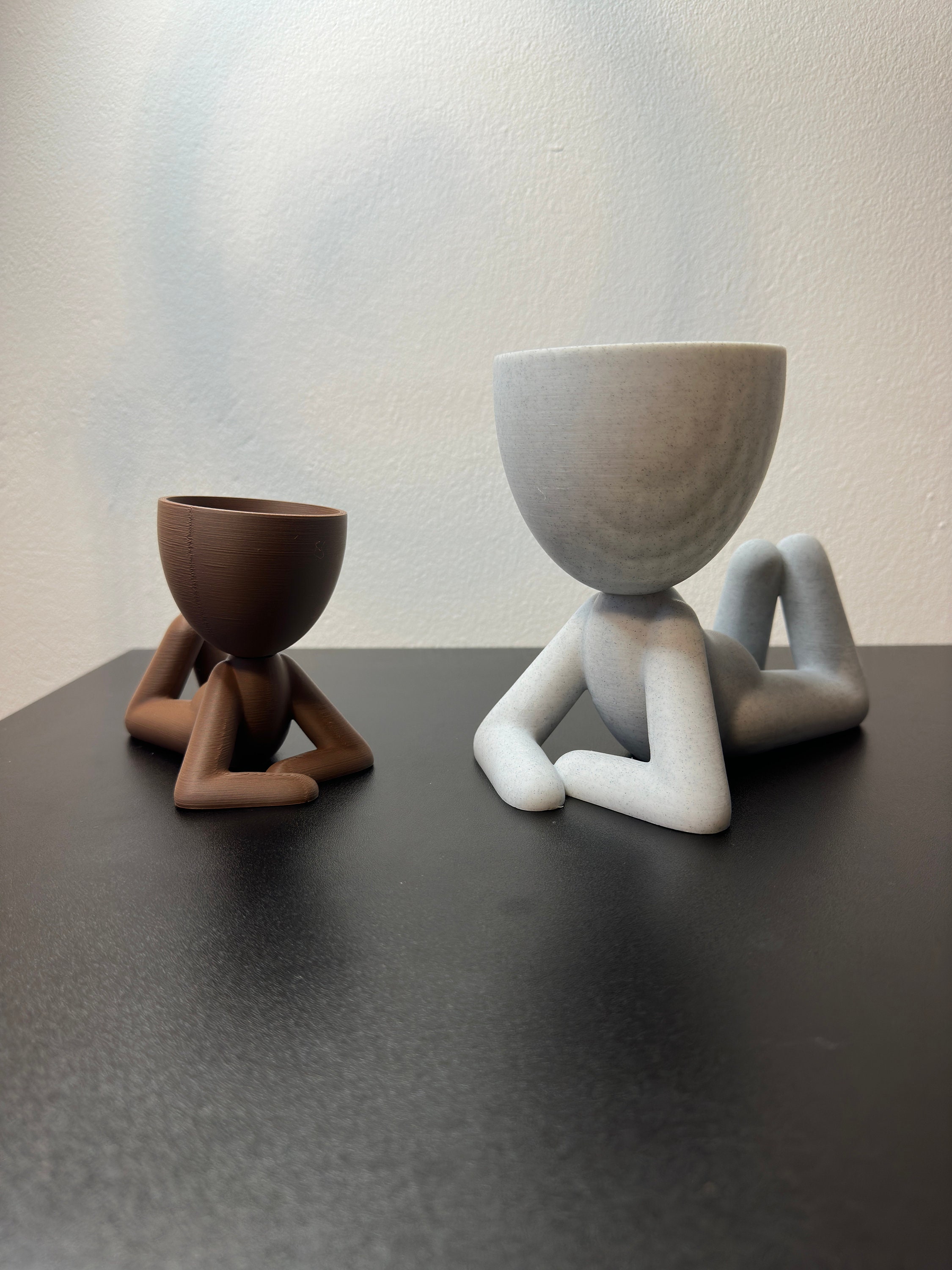 Vase En Céramique En Forme De Corps Humain | Pot De Fleur Décoratif Et Original | Plusieurs Tailles