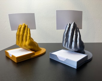 Italian Hand Gesture Business Card Holder: 3D Printed PLA Plastic