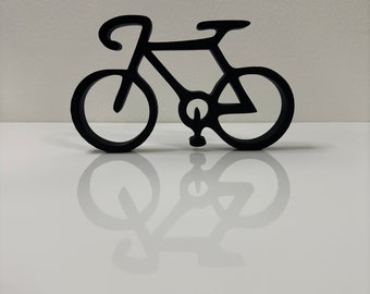 Minimalistic Mountain Bike Sculpture  , Cycling enthusiasts , Home decoration , Gift for cyclist , Table statue decor , Table top decor