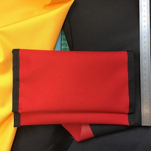 Portafoglio minimalista in tessuto Cordura: sottile busta porta contanti e porta passaporto per i viaggi
