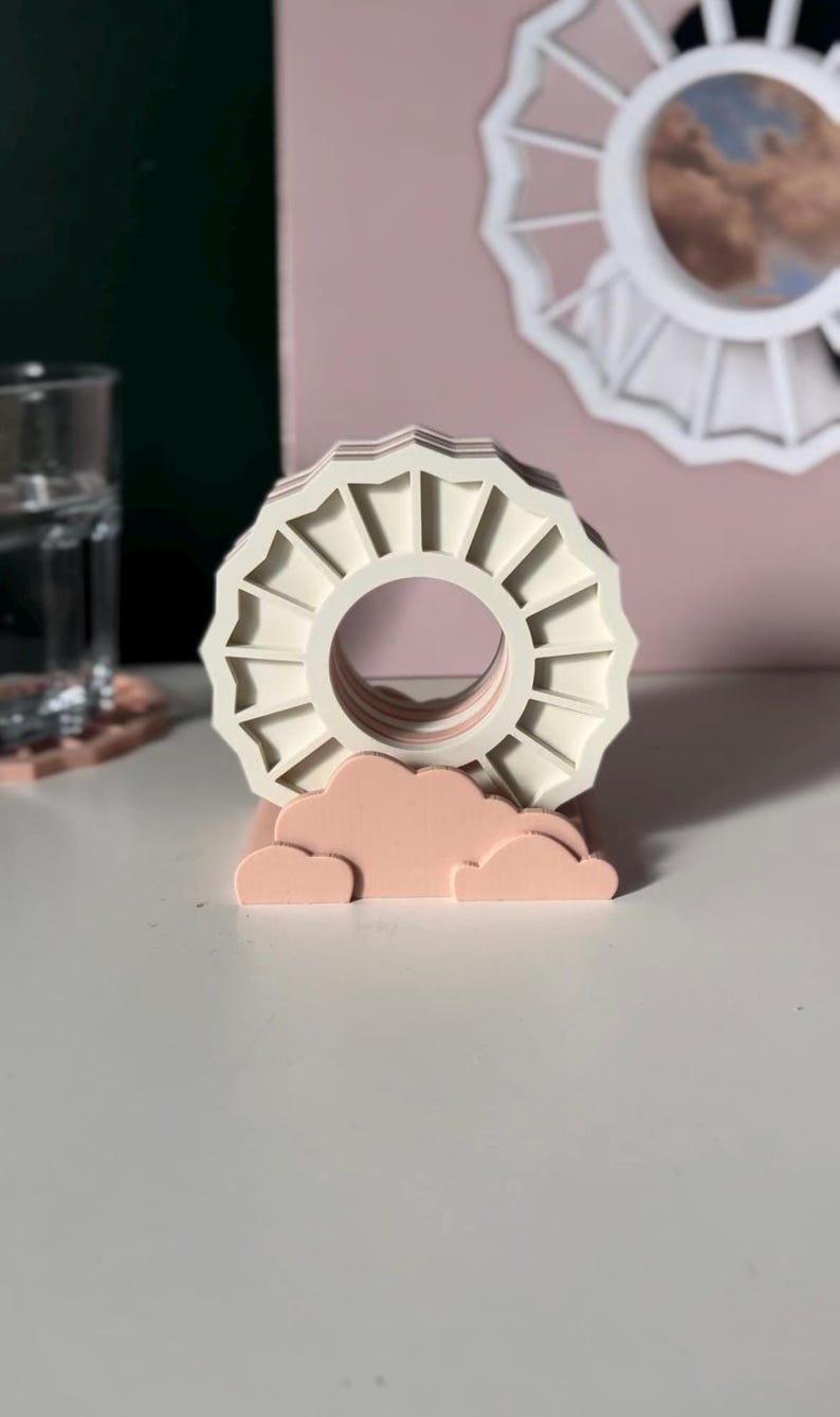 Mac Miller Divine Feminine Coaster Set (6x) + Holder – Limited Handmade Fan Edition image 3