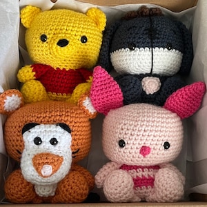 Winnie The Pooh Set #1| Winnie The Pooh, Piglet, Eeyore, & Tigger