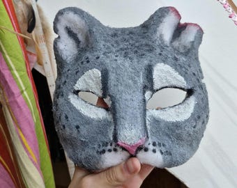 snow leopard mask