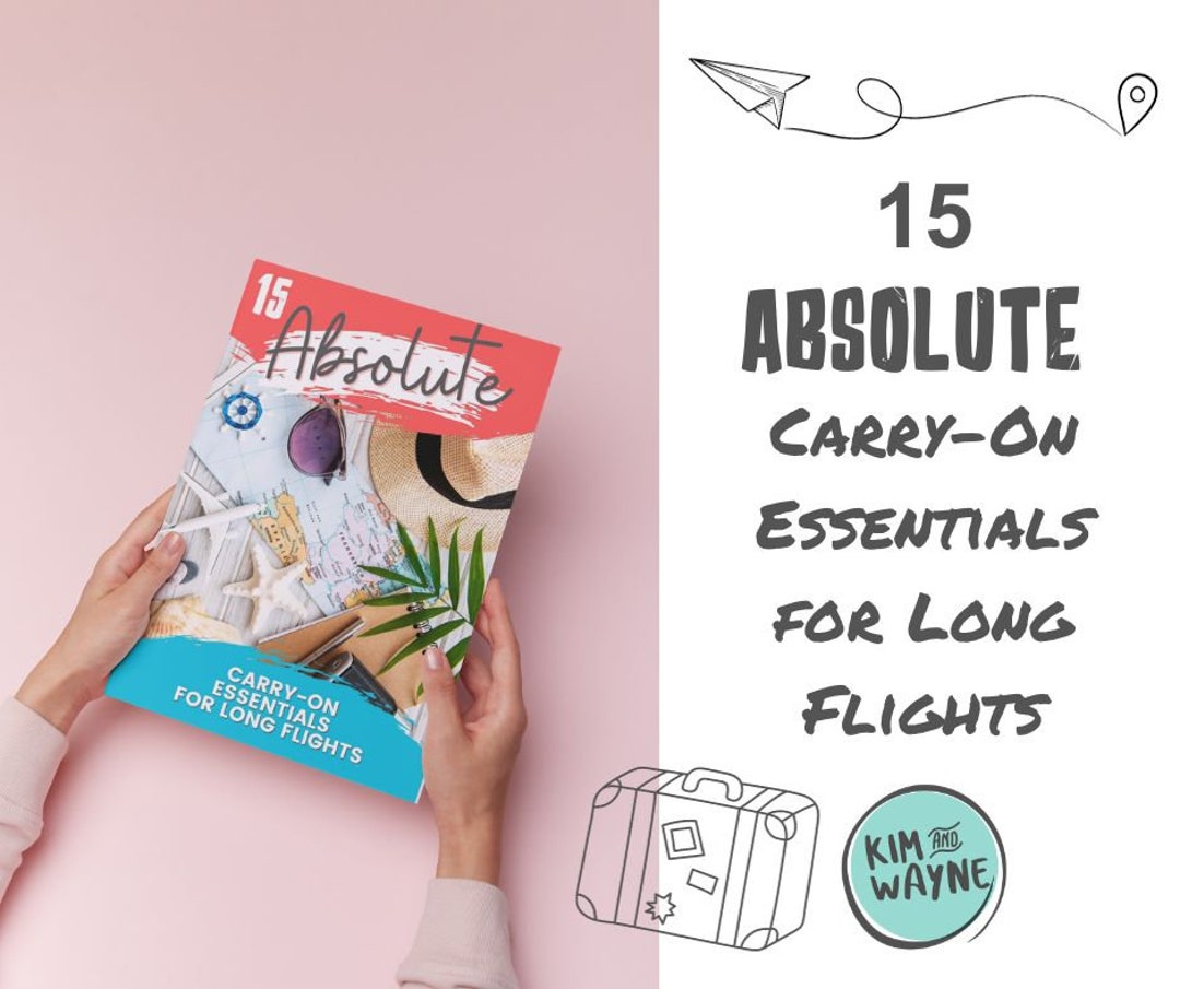 Flight Essentials 15 ABSOLUTE Carry-on Essentials for Long Flights - Etsy