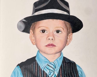 Personalized Hand-Drawn Portraits from Your Photos | Family Portraits | Realistic Colored Pencil Drawings | Handmade Portrait Art