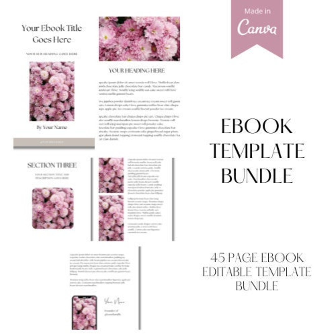 Ready to Go EDITABLE Ebook Template, Logo's, Business Branding Template ...