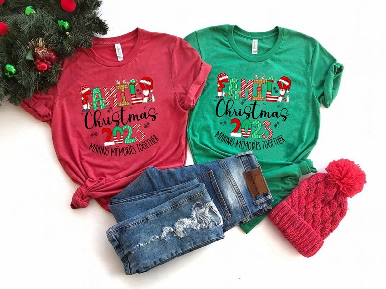 Family Christmas 2023 Making Memories Together Shirtscustom - Etsy Canada