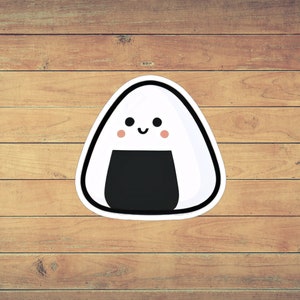 Cute Onigiri Laptop/Tumbler Sticker Decal