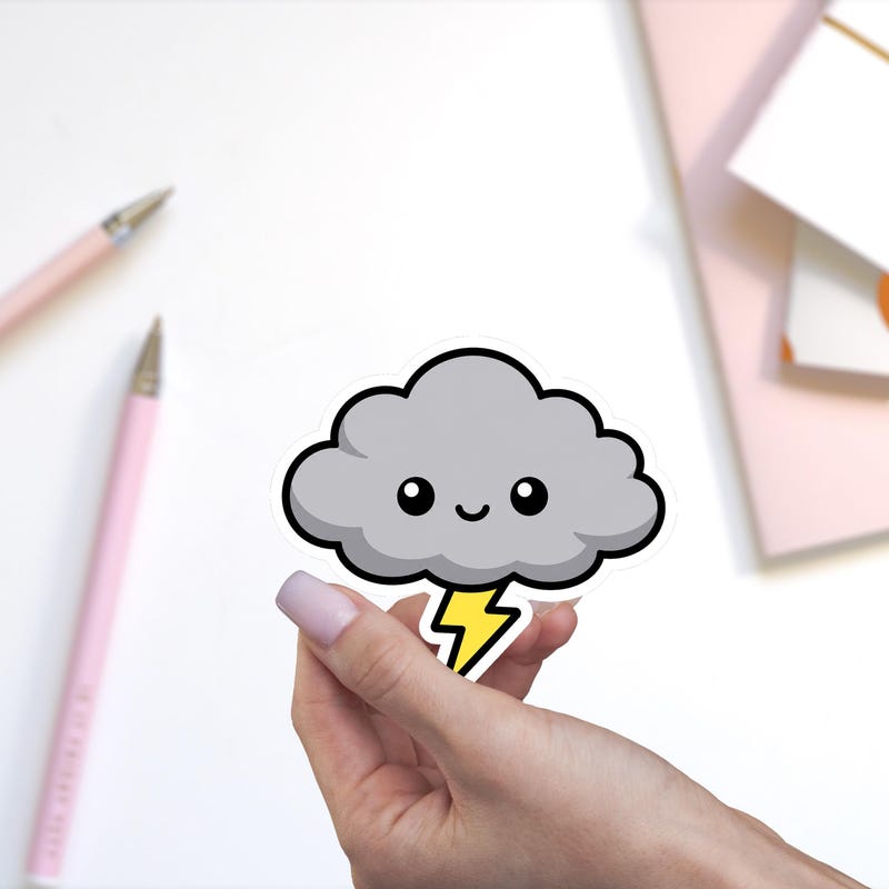 Thgunder Vector Thunder Clouds Decals - Etsy
