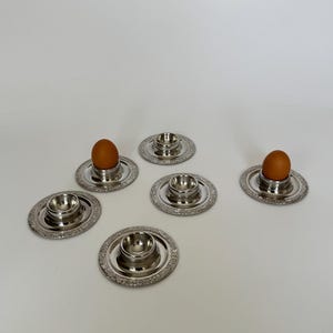 Vintage WMF Eierbecher aus Edelstahl - Mid Century Modern Style