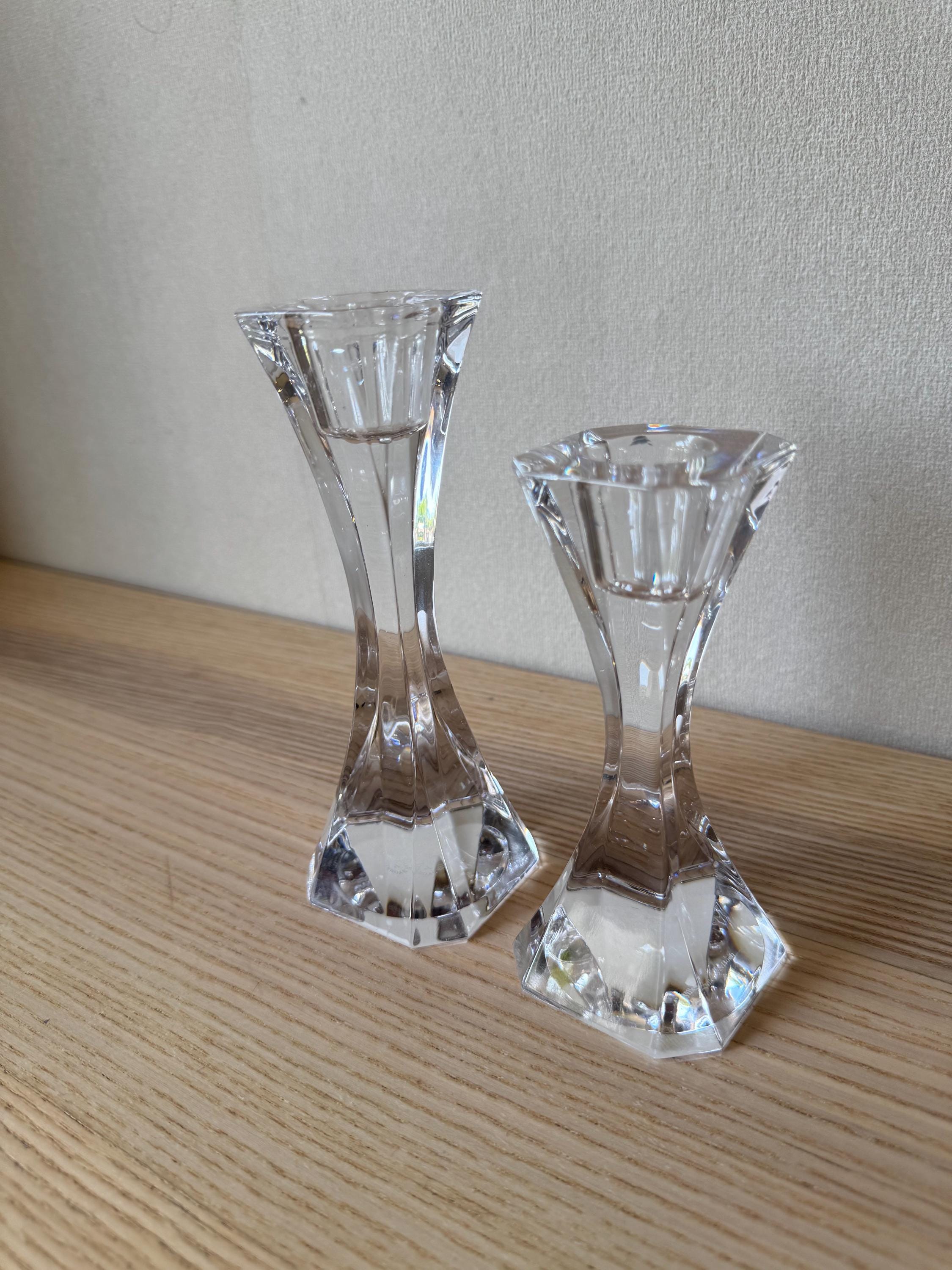 ヴィンテージクリスタルキャンドルホルダー、ビレロイ＆ボッホカクテル