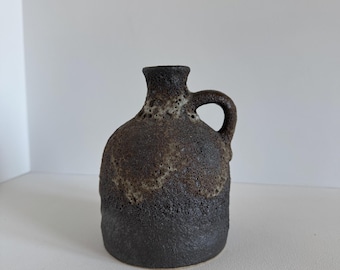Vintage MCM halverwege de eeuw moderne Jopeko fat lava handgemaakt keramisch aardewerk West-Duitsland vaas