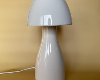 Vintage RARE Ikea Leryd Porcelain Post Modern Mushroom Table Lamp, designed by Richard Clark