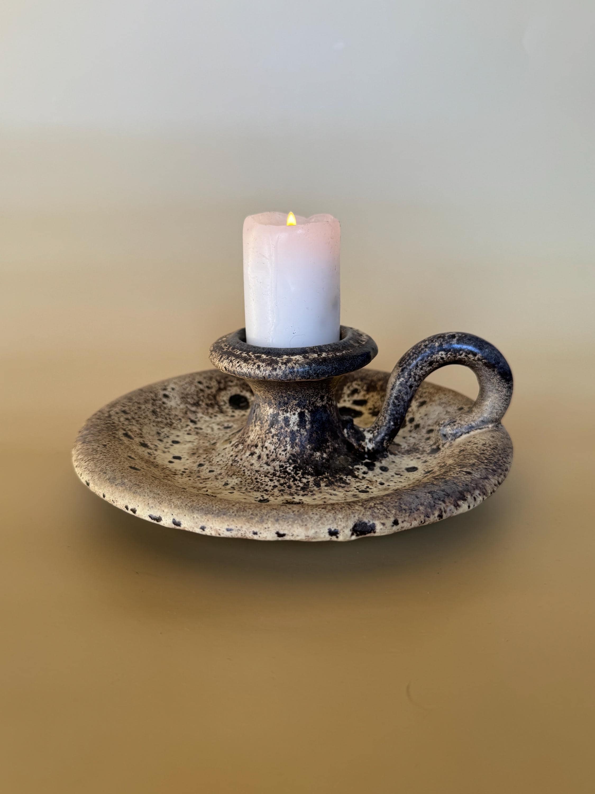 ヴィンテージミッドセンチュリードイツ陶器キャンドルホルダー - Etsy 日本