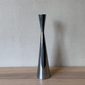 Vintage IKEA Stainless Steel Candle Holder// Scandinavian Vintage Modernist Candle Holder
