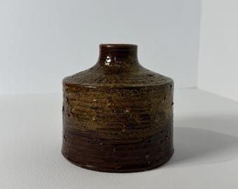 Vintage mid-century handmade studio pottery ceramic vase