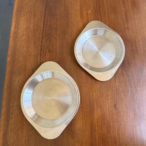 Vintage Braun & Keller Stainless Steel Bowls: Mid-Century Modern Serveware