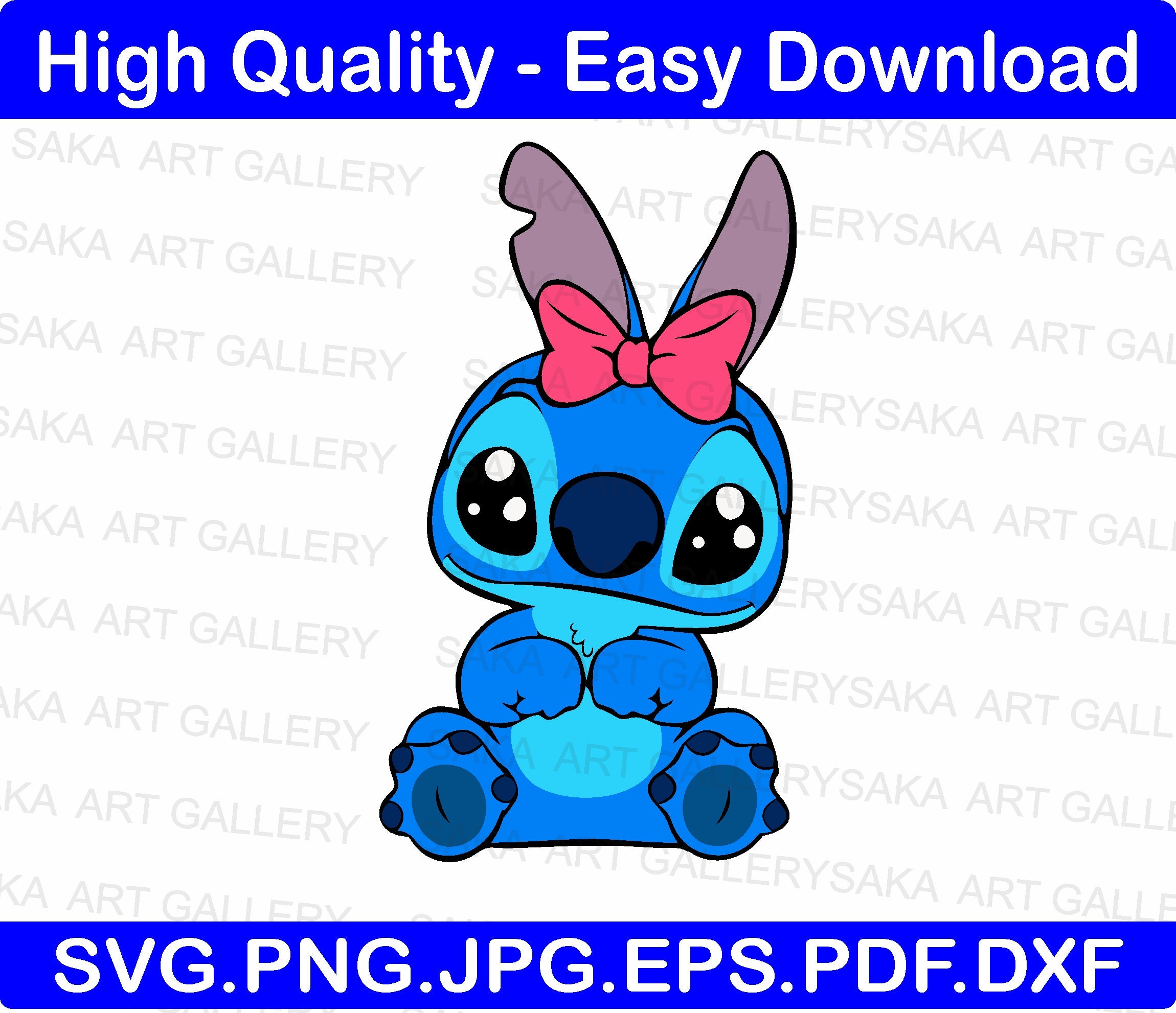 Stitch SVG, Angel Svg, High Quality Layered Files, Svg Files for Cricut